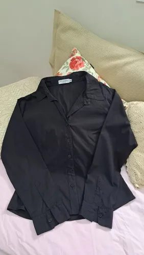 Camisa social preta