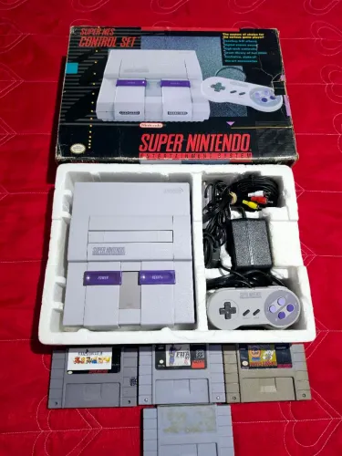 Vendo super nintendo funcionando perfeitamente