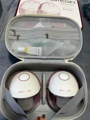 Bomba Tira-Leite Elétrica Dupla Momcozy Mobile Style (M5) - Hands-Free