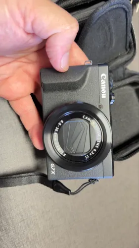 Camera canon g7x mark III nova com case