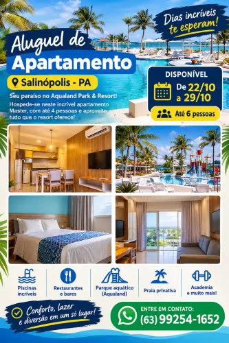 Diárias AQUALAND RESORT