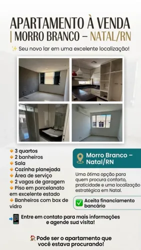 APARTAMENTO À VENDA | MORRO BRANCO - NATAL/RN