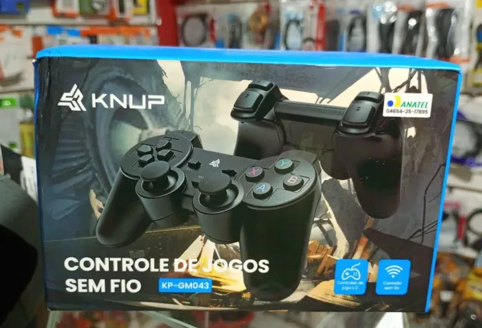 Kit 2 Controles Sem Fio Usb Para Game Stick Pc E Tv Box - Novo