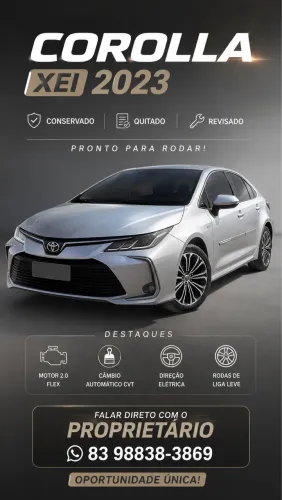 Toyota Corolla XEI 2.0 Flex 16V Aut. 2023