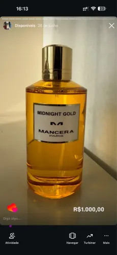 Perfume de nicho Mancera Paris midnight gold