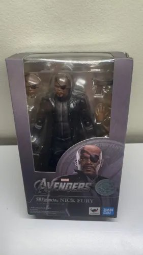 Action Figure Nick Fury Avengers S.H.Figuarts Bandai - Original