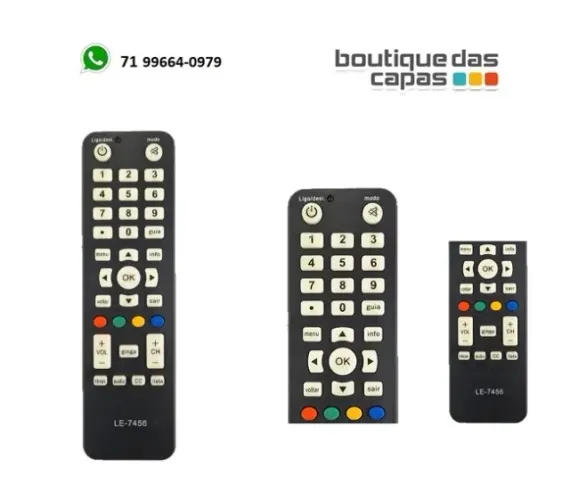 Controle remoto par conversor digital aquário intelbras Cd-901 / Cd-902 le-7456 