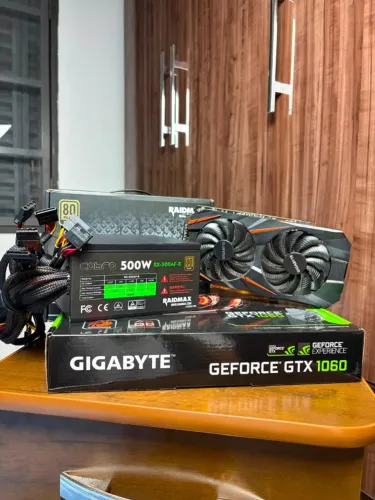 GTX 1060 6GB + Fonte 500w BRONZE GAMEMAX