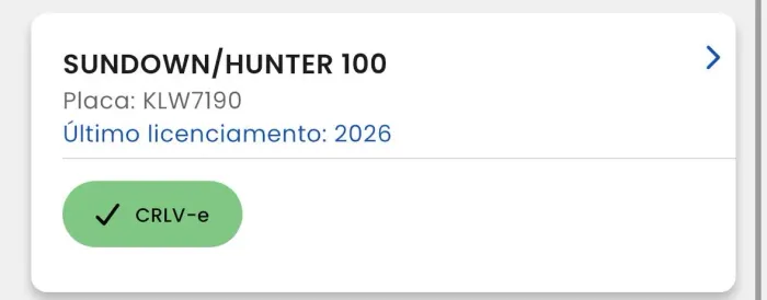 Dafra/ Hunter 100