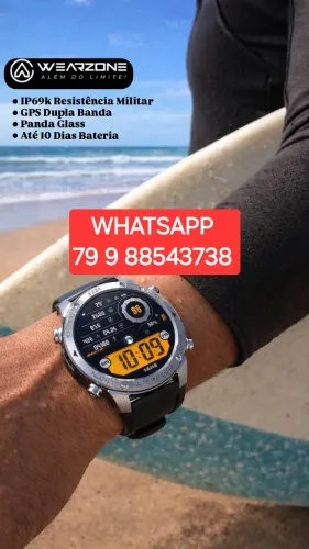 SMARTWATCH RELÓGIO INTELIGENTE 10 MODELOS DISPONÍVEIS - GPS STRAVA ZEBLAZE COLMI WEARZONE