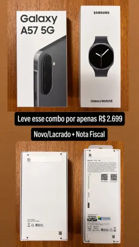 Combo Galaxy A57 128GB + Watch 8 40mm BT