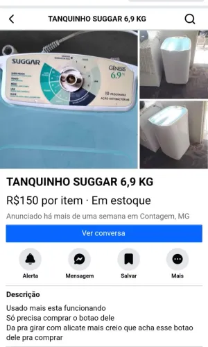 Máquina e tanquinho