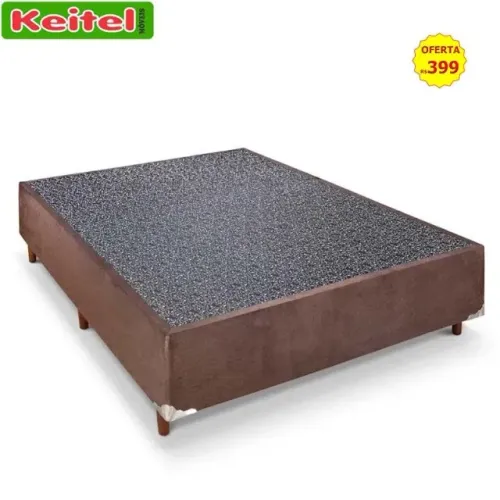 Base Box Casal 138 Cor Marrom