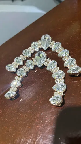 Cabedal cristal 4 pares