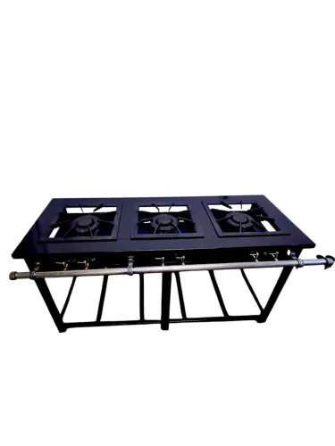 Fogão industrial 3 bocas 40x40 Venâncio