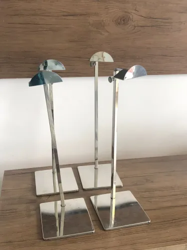 Suporte De Bolsa Cromado Luxo Bolsa Femino Regulagem usado