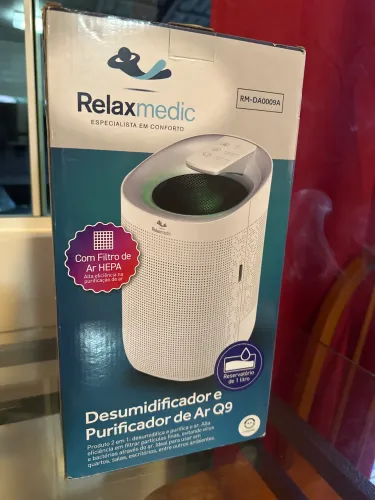 Desumidificador/purificador de Ar Relaxmedic Q9