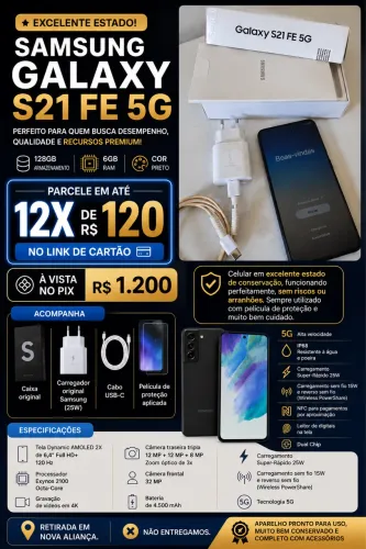 Celular Samsung S21 Fe Usado