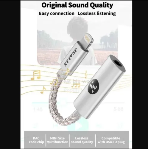 Adaptador P2 lightning dac lacrado