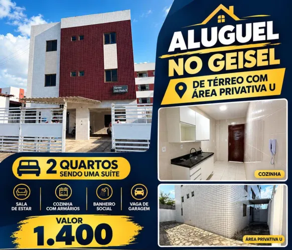 Térreo com Quintal em U no Geisel