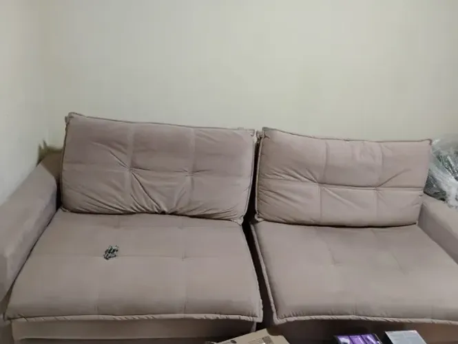Sofá cama retrátil 4 lugares