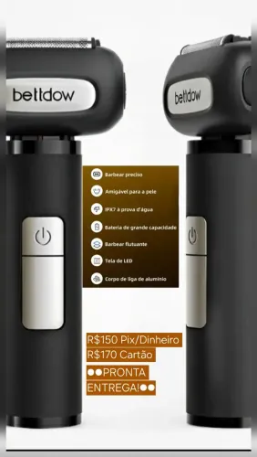 Barbeador Bettdow 4 Lâminas na Promoção******