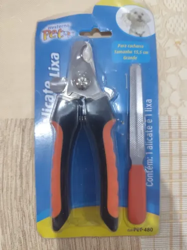 Alicate para Corte de Unhas + Lixa Pet