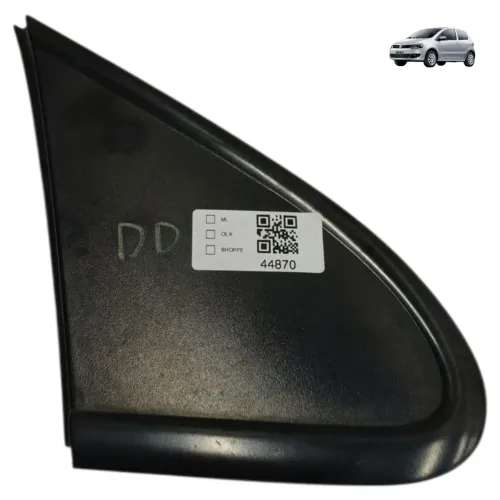 Acabamento Externo Retrovisor Paralama Direito Vw Fox 2009 - Preto