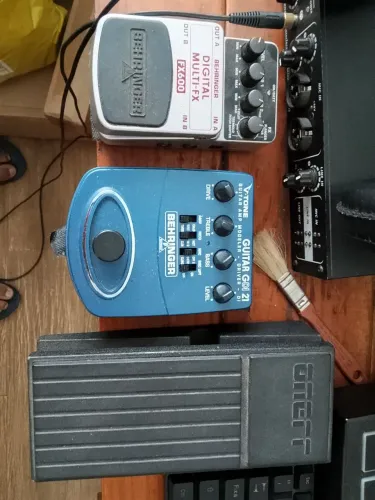 Pedal de guitarra kit com 3