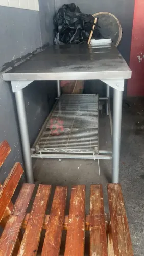 Messa inox para restaurante