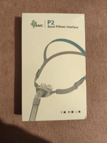 Máscara Nasal CPAP BMC P2 Pillow - Nova, Nunca Usada