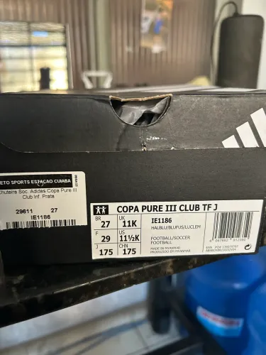 Chuteira adidas infantil numeração 27