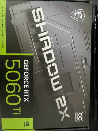 PLACA DE VIDEO RTX5060TI 16GB Ventus OC Black Plus 2x 128 bits