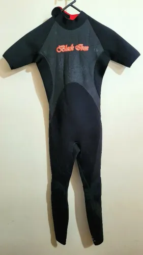 Roupa de neoprene long john Black Iron 12 anos