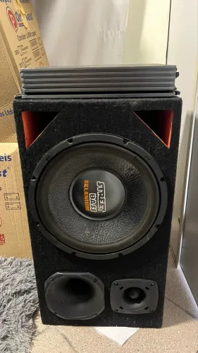 Trio de som automotivo completo - Subwoofer Selenium Street Bass + Módulo 1600W