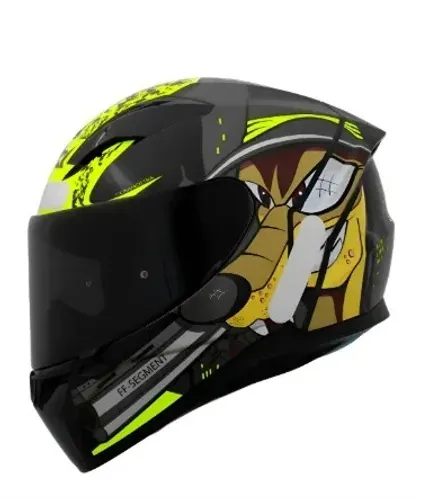 Capacete Axxis Segment Cosa Nostra Fluor Gloss Premium
