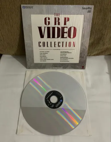Laserdisc grp vídeo pionner artists impecável ótimo estado