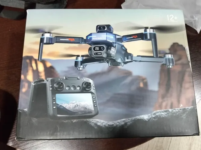 Rádio controle drone e acessórios.