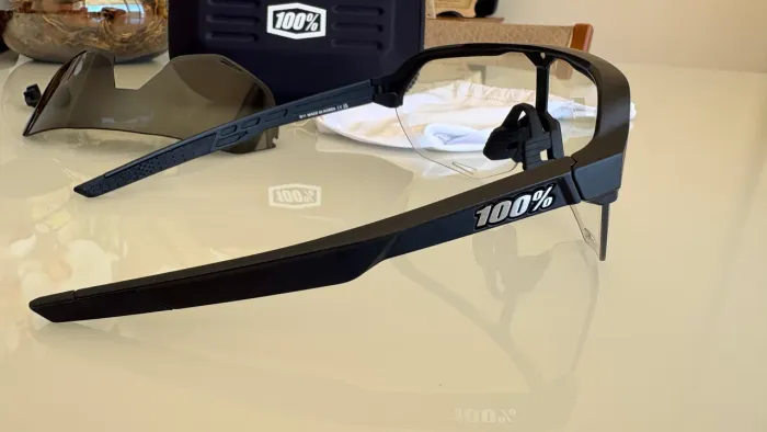 Óculos de Ciclismo 100% S2 - Preto com 2 Lentes
