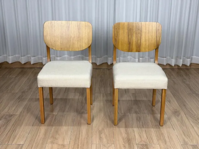 Conjunto Cadeira Bali 2 Unidades Madeira Maciça l6 S 