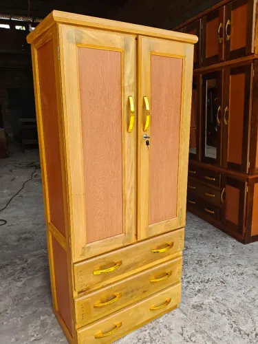 Guarda roupa de madeira duas portas novo