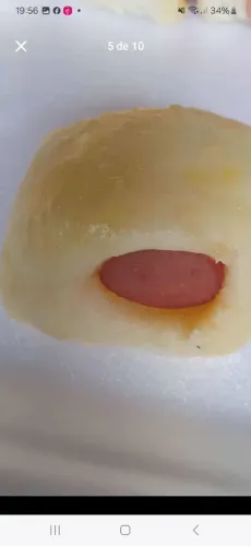 Mini pizzas e lanchinhos