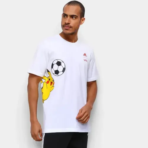 Camisa Adidas Collab Pokémon - Tamanho P - Edição limitada