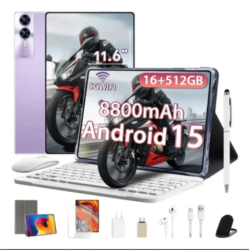 Tablet Hancdon S12 MAX de 11.6" com 12GB RAM e 512GB para Android 15
