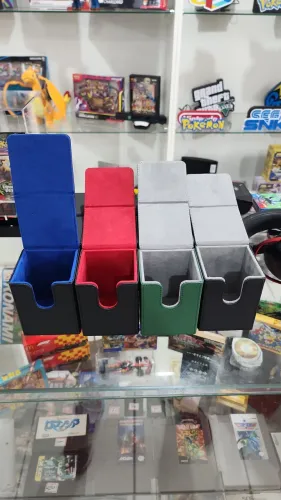 Deck Box Pokemon Magic<br><br>CABE ATE 100 CARTAS POKEMON, MAGIC, LORCANA, ONE PIECE...Deck Box