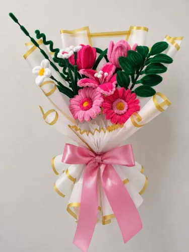 Buquê de flores artesanais 