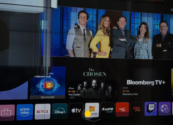 Tv 55 tela quebrada. Para arrumar ou retirar peças 