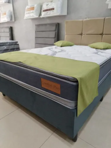Cama box molas Ensacadas casal padrão