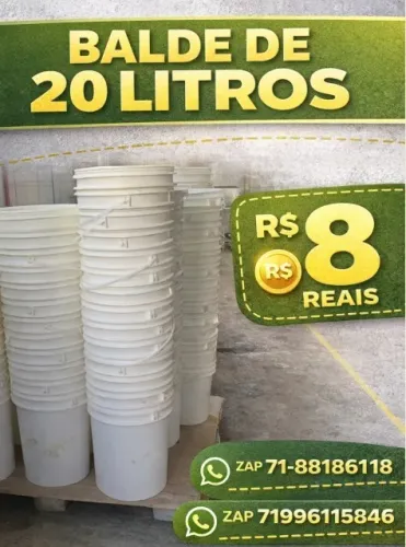 BALDES DE 20 LITROS