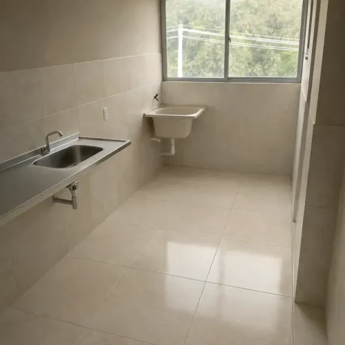 oportunidade apartamento reformado e financiado no condominio vilage pavuna com 2 quartos